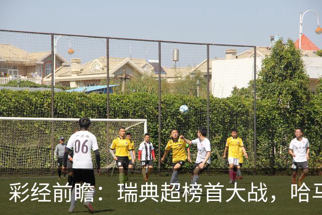 彩经前瞻：瑞典超榜首大战，哈马比主场力争缩小六分差距
